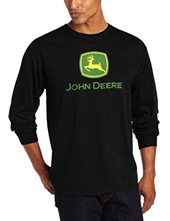 ... .com: John Deere Men's Trademark Logo Core Long Sleeve Tee: Clothing