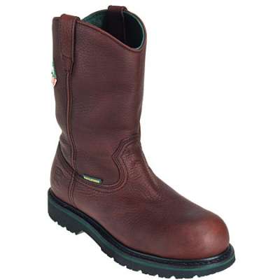 John Deere Men's Boots JD74383 Waterproof Steel Toe Wellington Boots