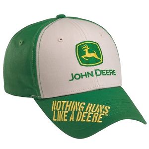 JOHN-DEERE-GREEN-TAN-NRLD-TRUCKERS-PUNK-EMO-HAT-CAP-NOTHING-RUNS-LIKE ...