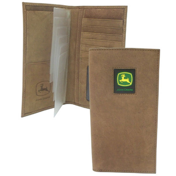 John Deere CrazyHorse Checkbook with Patch Logo - LP50949
