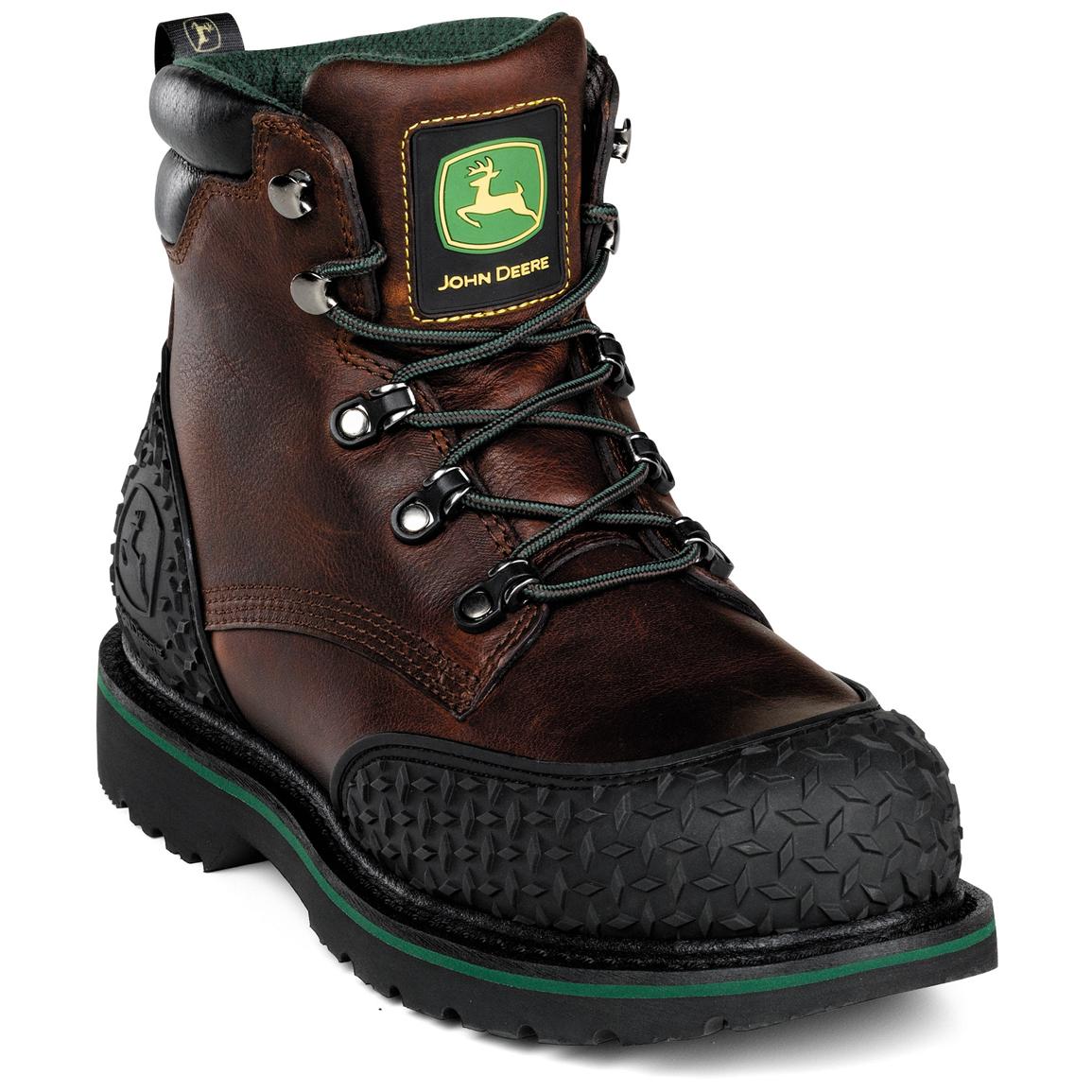 Men's John Deere® 6 Safety Toe Lace - Up Boots - 165390 ...