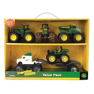 John Deere Toy 5-inch Monster Treads 6-Piece Value Set - Ertl 46053