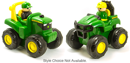 exciting rolling john deere vehicle push driver down and rear wheels ...