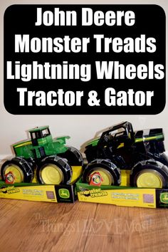John Deere Monster Treads Lightning Wheels Tractor & Gator3