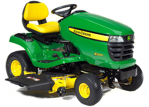 John Deere X300 Tractor, 42-Inch Edge Xtra™ Deck - www.scruggsfarm ...