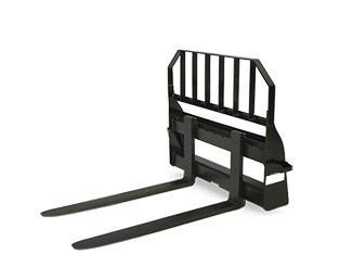 Standard-duty rail-style pallet forks are available in 42- and 48-in ...