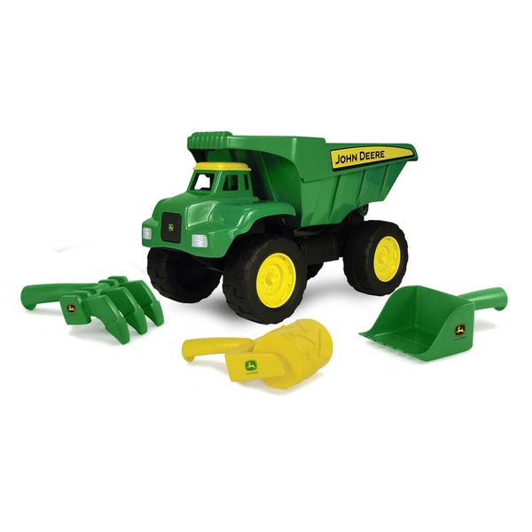 John Deere 15 Inch Big Scoop Dump Truck with Sand Tools - Free ...