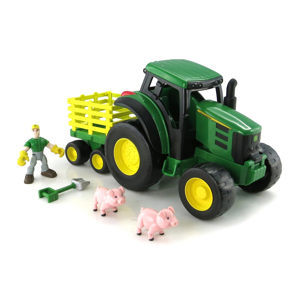 Details about John Deere GEAR FORCE Heavy Hauling Tractor Toy For Kids