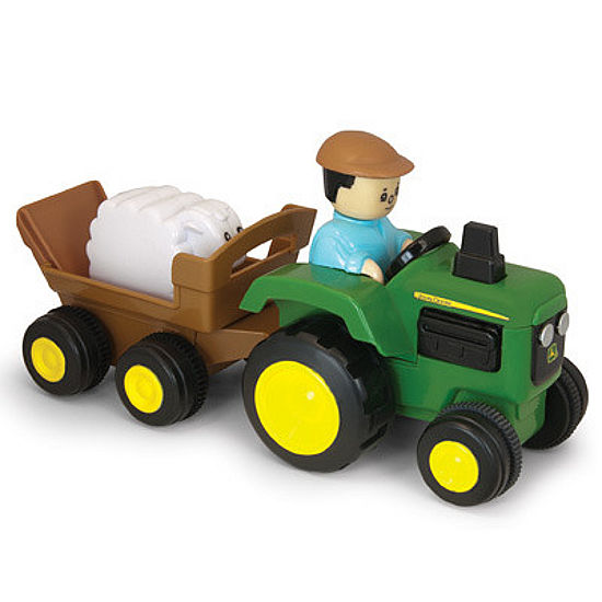 John Deere Pull and Go Tractor with Sheep - TBEKT16011 | eBay