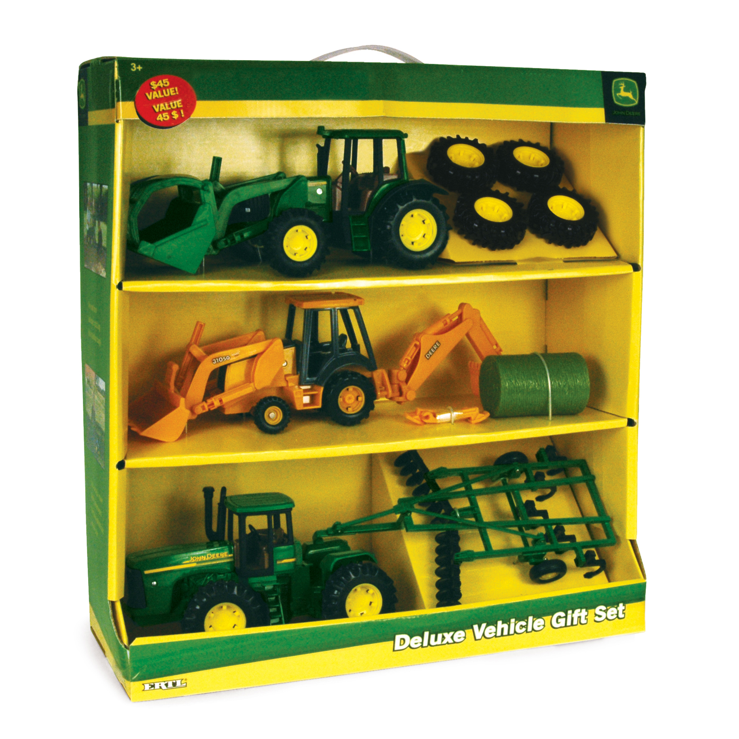John+Deere+Toy+Tractor+Set John Deere Toys - John Deere 8 Deluxe ...
