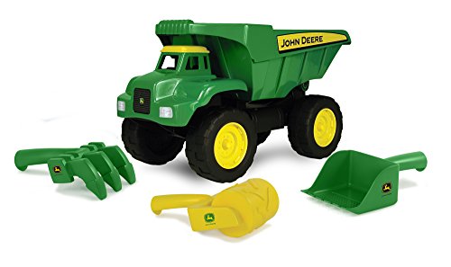 John Deere 15″ Big Scoop Dump Truck with Sand Tools | Baby Toys