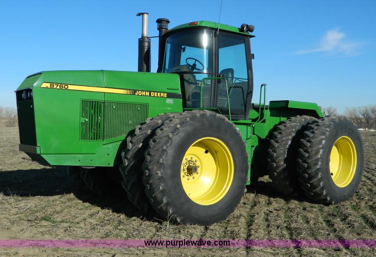 1990 John Deere 8760 4WD tractor , 9,730 hours on meter , John Deere ...