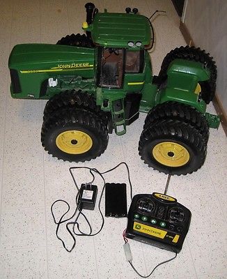 Large Ertl Rc Remote Control John Deere 9620 Toy Tractor ...