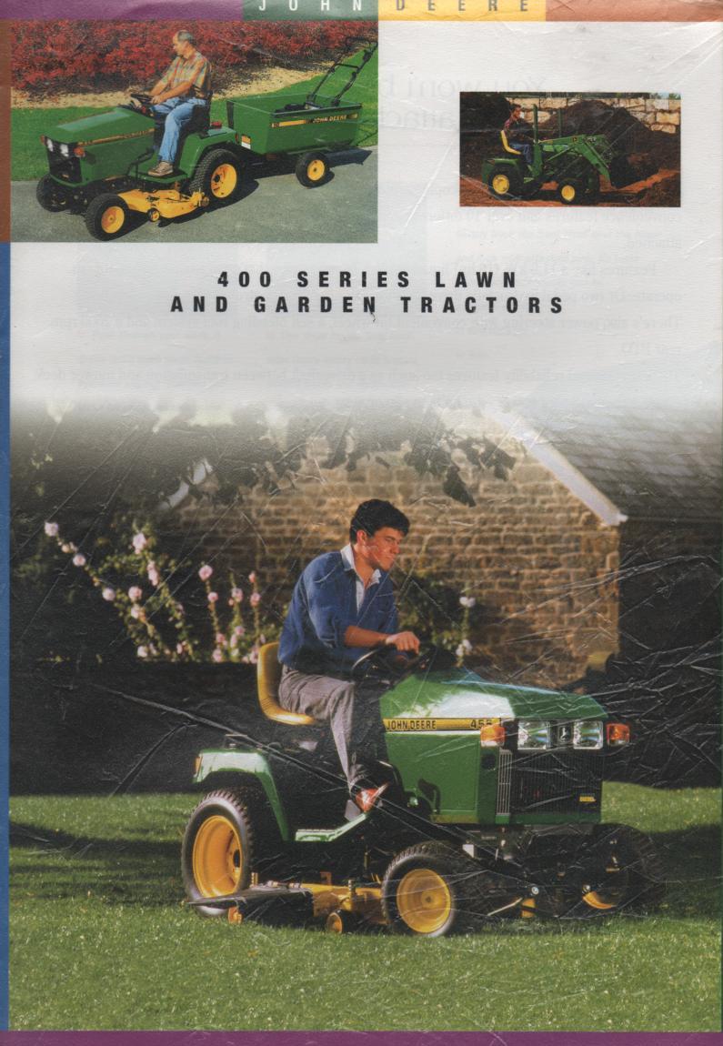 John Deere Lawn & Garden Tractors - 400 Series Brochure