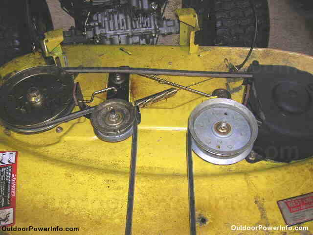 Download do you have a diagram to reinstall the mower deck drive belt