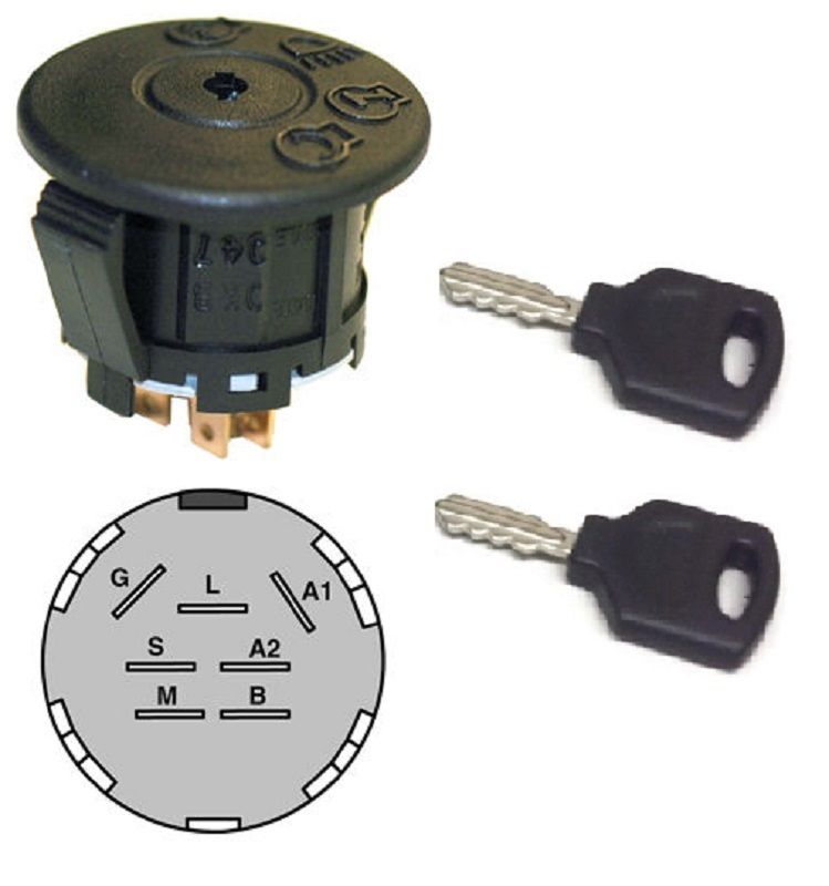 12685 Ignition Switch Fits John Deere L100 L105 L107 L110 L120 L130 ...