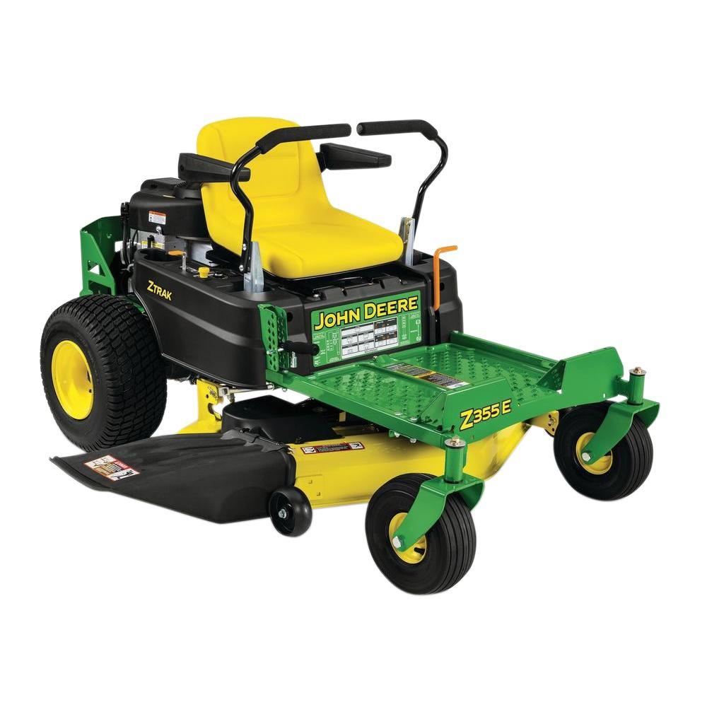 John Deere Z355E 48 in. 22 HP Dual Hydrostatic Gas Zero-Turn Riding ...