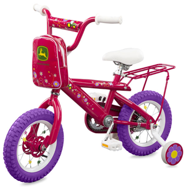 John Deere 12-inch Pink Girls Bicycle - 46450