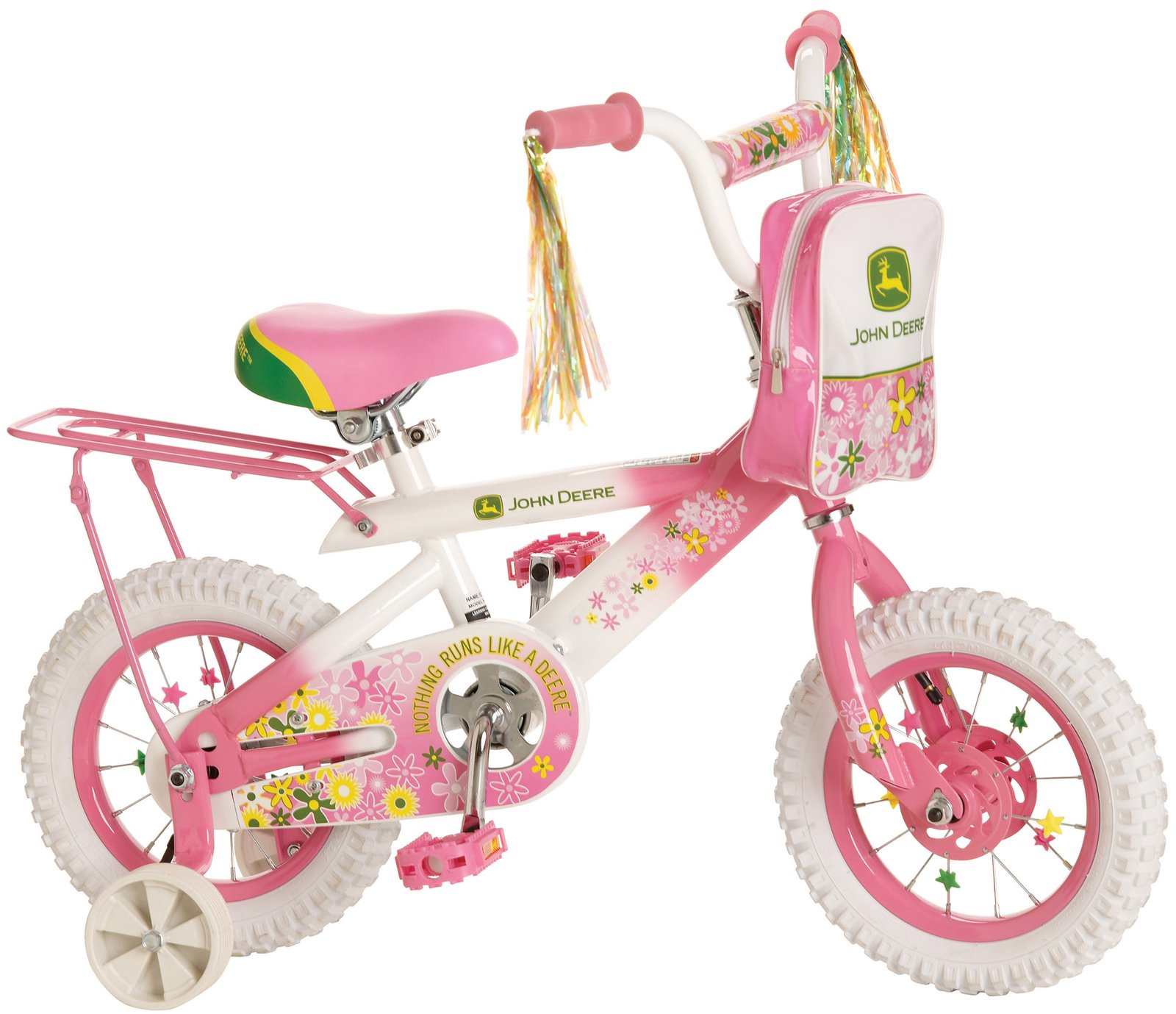 John Deere 12 Girls Bike - Pink - Free Shipping