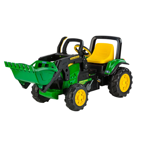 John Deere Plastic Pedal Tractor with Loader - TBEK46291