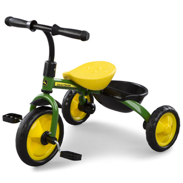 John Deere Green Steel Tricycle - 46395