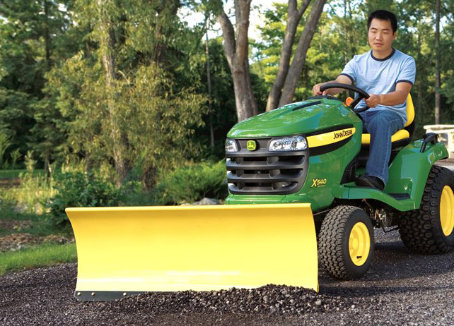 John Deere 44-inch Front Blade Carry, Haul & Move Material Attachment ...