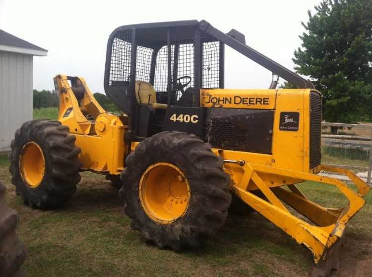 Skidders : John Deere 440C Cable Skidder