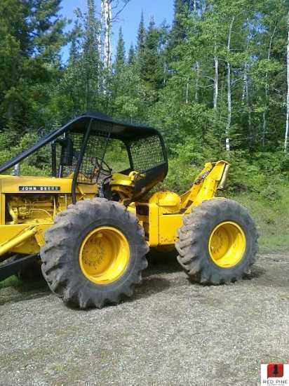 Skidders : John Deere 440B Cable Skidder