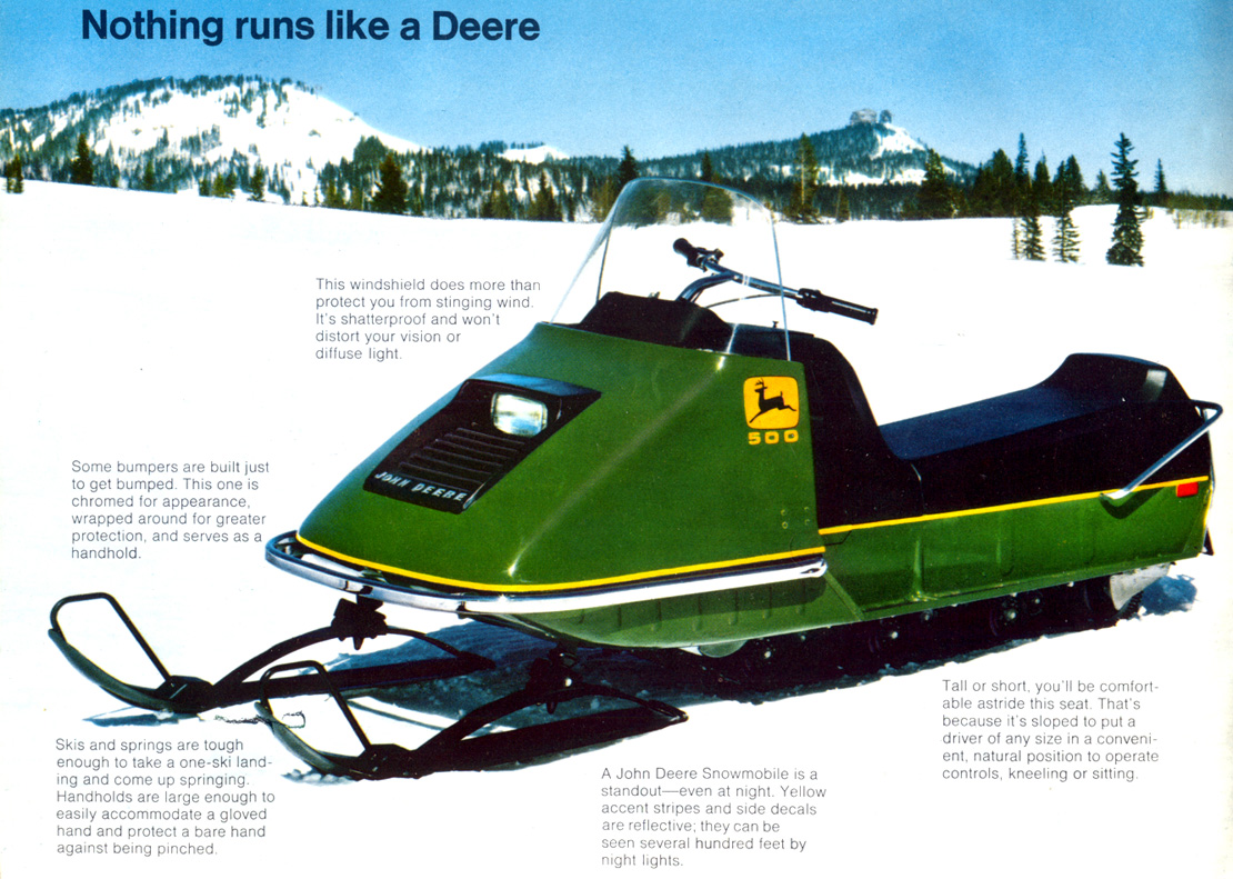 Vintage John Deere Snowmobile: Vintage John Deere - e ...