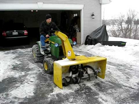 John Deere 400 with 47 two stage - YouTube