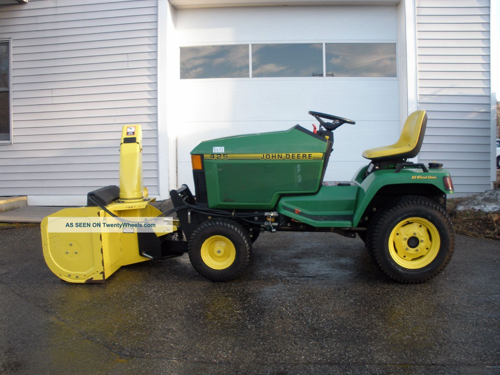 John Deere 425 Snow Blower | Car Interior Design