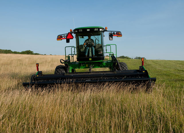 Auger Windrower Platforms ∣ 160A Grass Seed ∣ John Deere CA