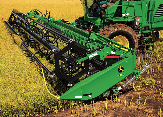 Windrowers | 530D Draper Platform | John Deere US