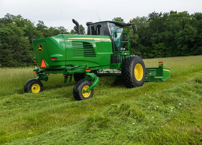 Hay and Forage Equipment | W235 Windrower | John Deere US