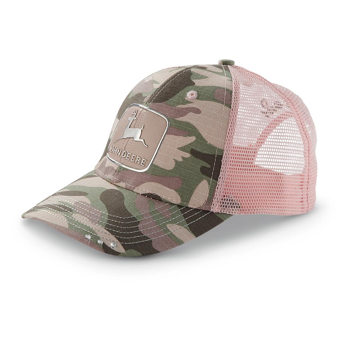 Women's John Deere® Camo Hat, Camo / Pink - 304038, Hats & Caps at ...
