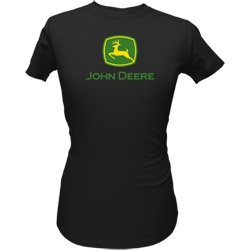 Womens Black Classic John Deere T-Shirt | For the Home | Pinterest