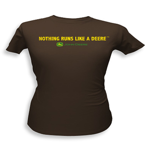 Womens John Deere Nothing Runs Like a Deere T-Shirt