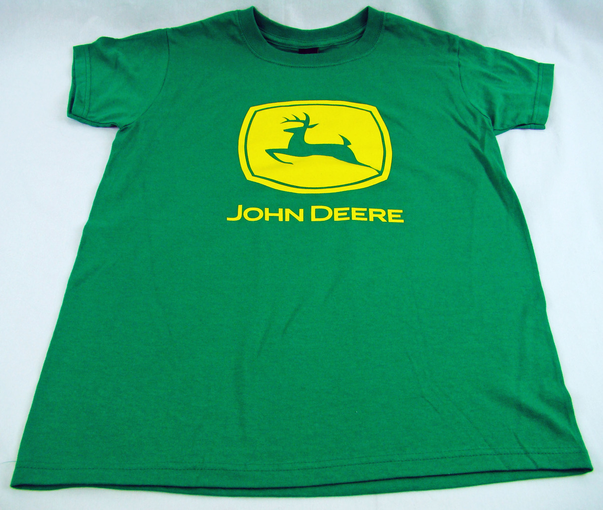 Womens NWT Green John Deere Screen Printed Logo Classic T Shirt Any Sz ...