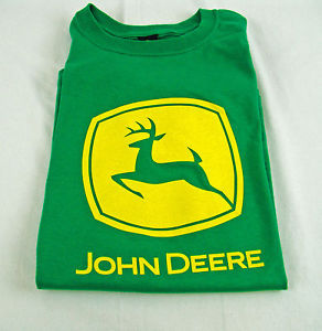 Womens-NWT-Green-John-Deere-Screen-Printed-Logo-Classic-T-Shirt-Any-Sz ...
