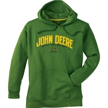 ladies john deere pink sweatshirts with green hood john deere hooded ...