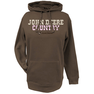 Women's Brown John Deere Country Pull-Over Sweatshirt