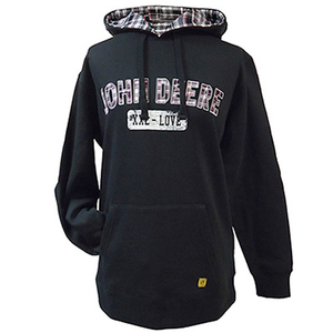 ... Over With Plaid Flannel Lined Hood and Matching John Deere Applique