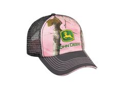 Ladies John Deere Realtree AP Camo Hat / Cap with Sparkle Mesh ...