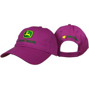 John Deere I Love 6-Panel Twill Cap / Hat in Fuchsia-23080004FS00 ...