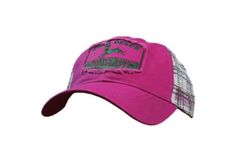 John Deere Ladies Distressed Vintage Plaid Cap Hat at Amazon Women’s ...