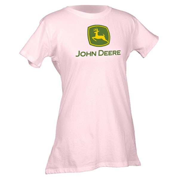 John Deere 2000 Trademark Ladies' Pink T-shirt - 23000000PK