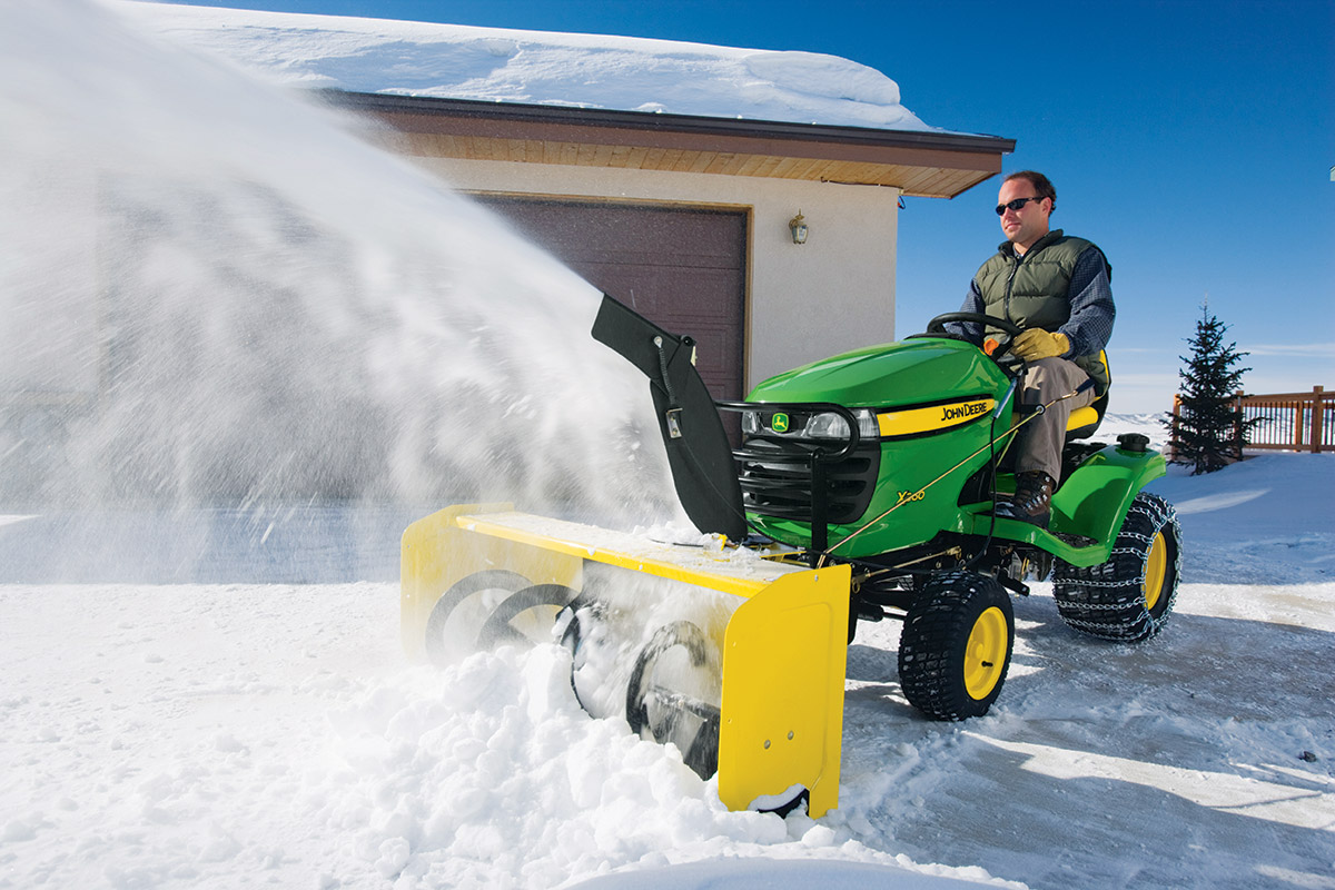 New snow blowers for John Deere lawn tractors