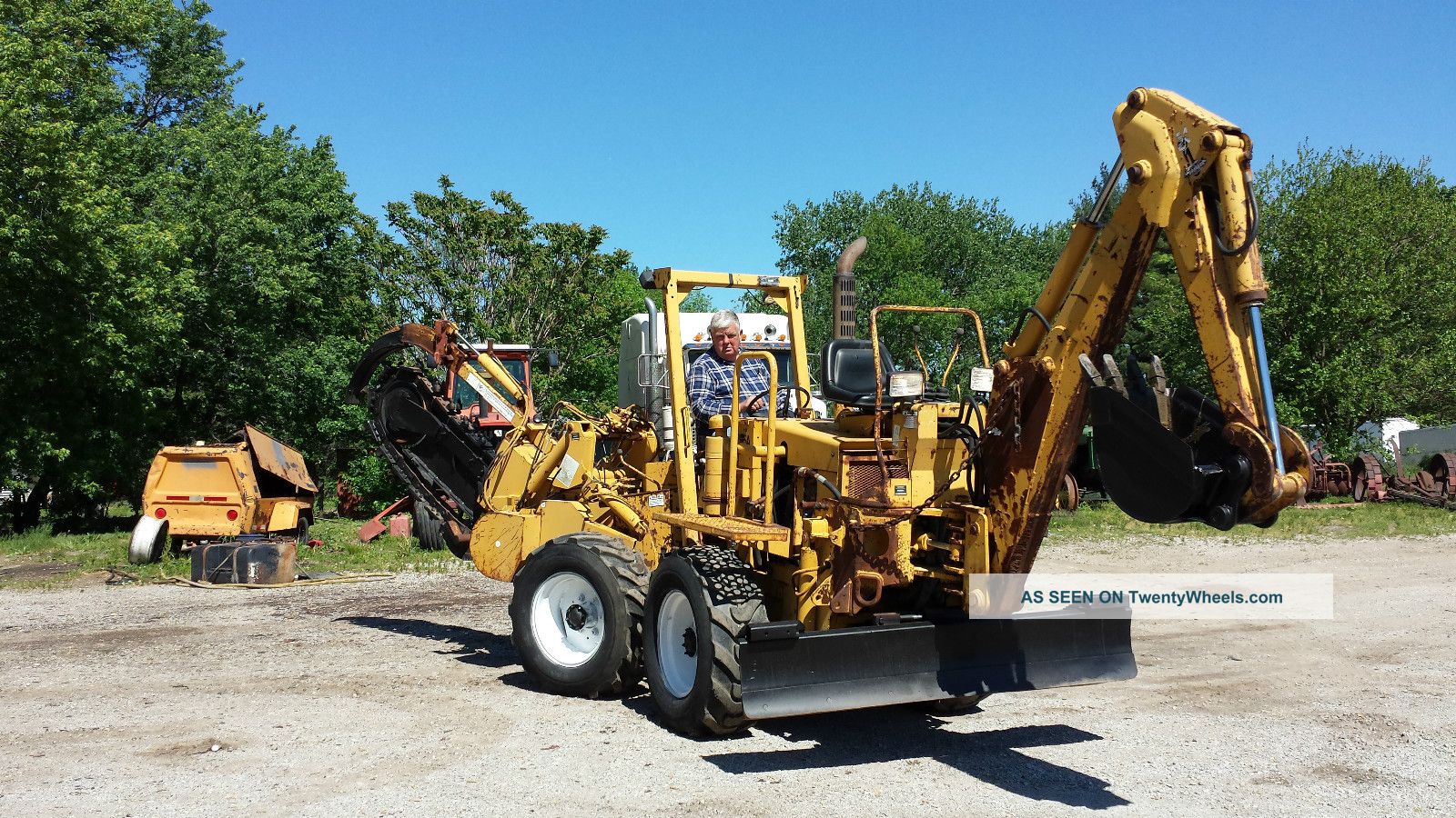 Vermeer Trencher Artictulating Steering John Deere 3179d Diesel Engine ...