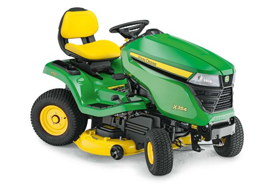 John Deere X354 Hydrostatic 4-Wheel Steer Lawn Tractor 42