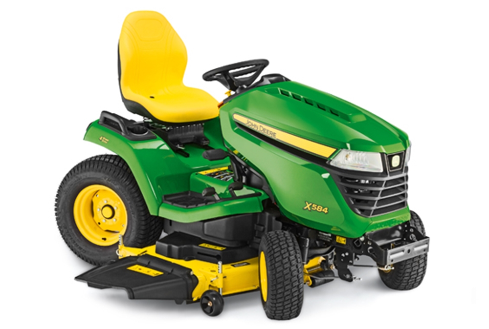 and Garden Machinery - Lawn Tractors - Mulching - John Deere X584 ...